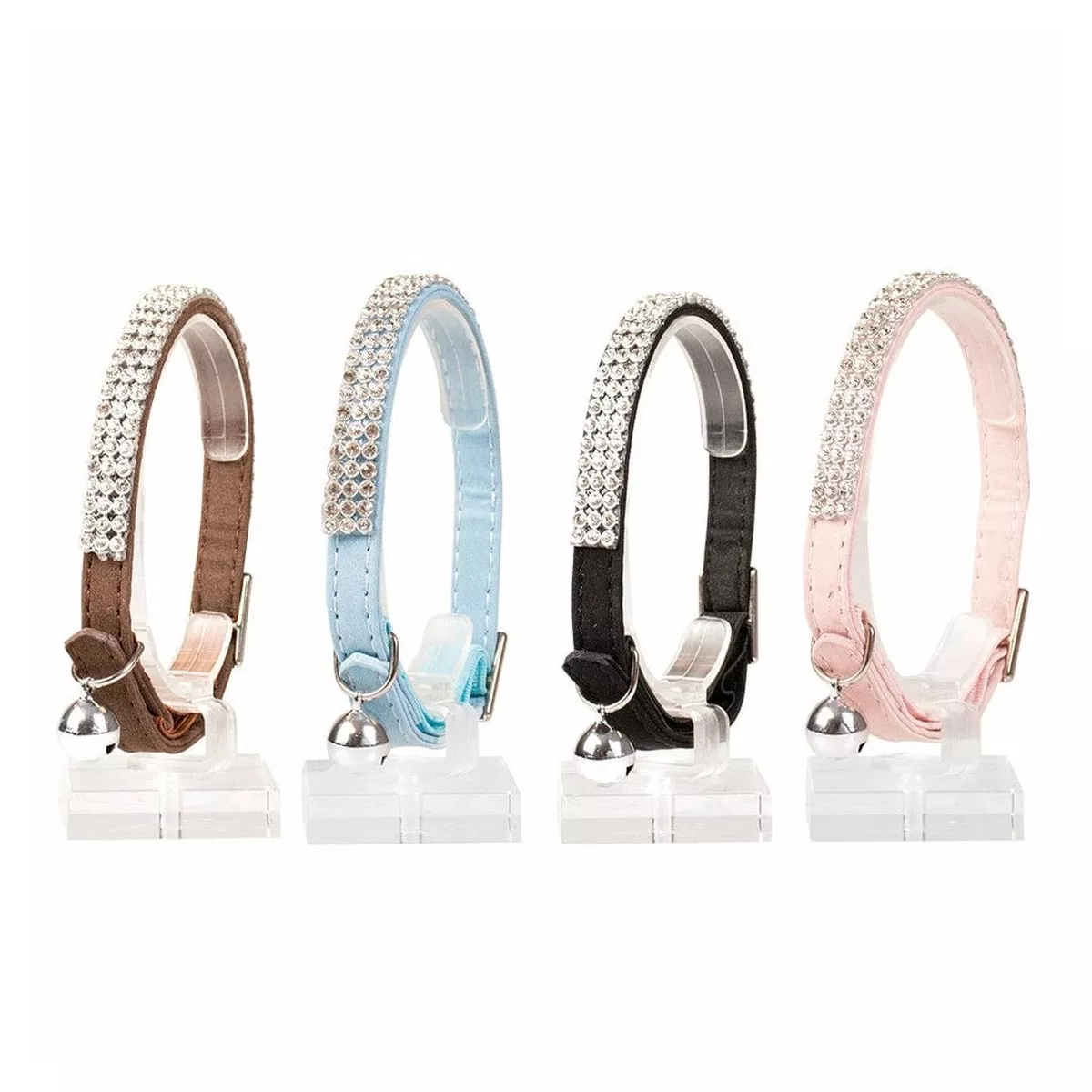 CAT COLLAR BLINGBLING 20-30cm / 10mm mixed colors