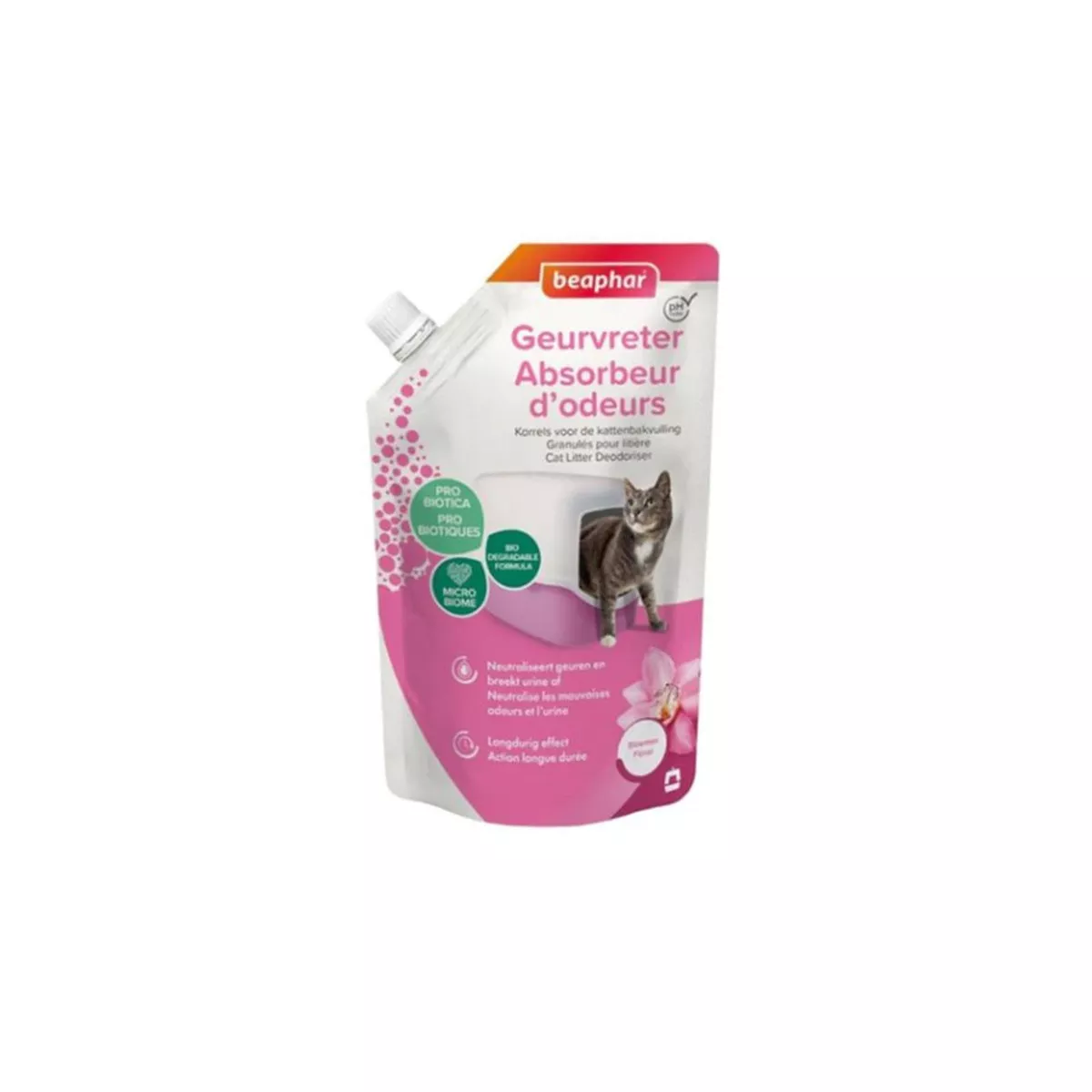CAT LITTER DEODORIZER FLORAL 400GR
