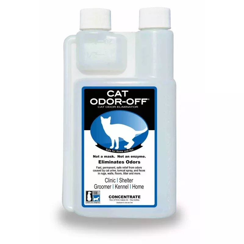 Cat Odor-Off Concentrate, 16 oz Clear Yellow