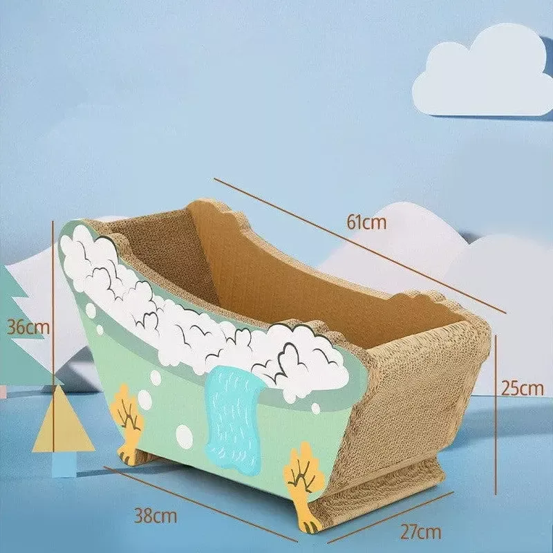 Cat Scratcher&Bed Size 641x290x381mm