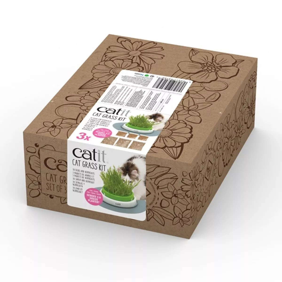 Catit Cat Grass Kit (set of 3)