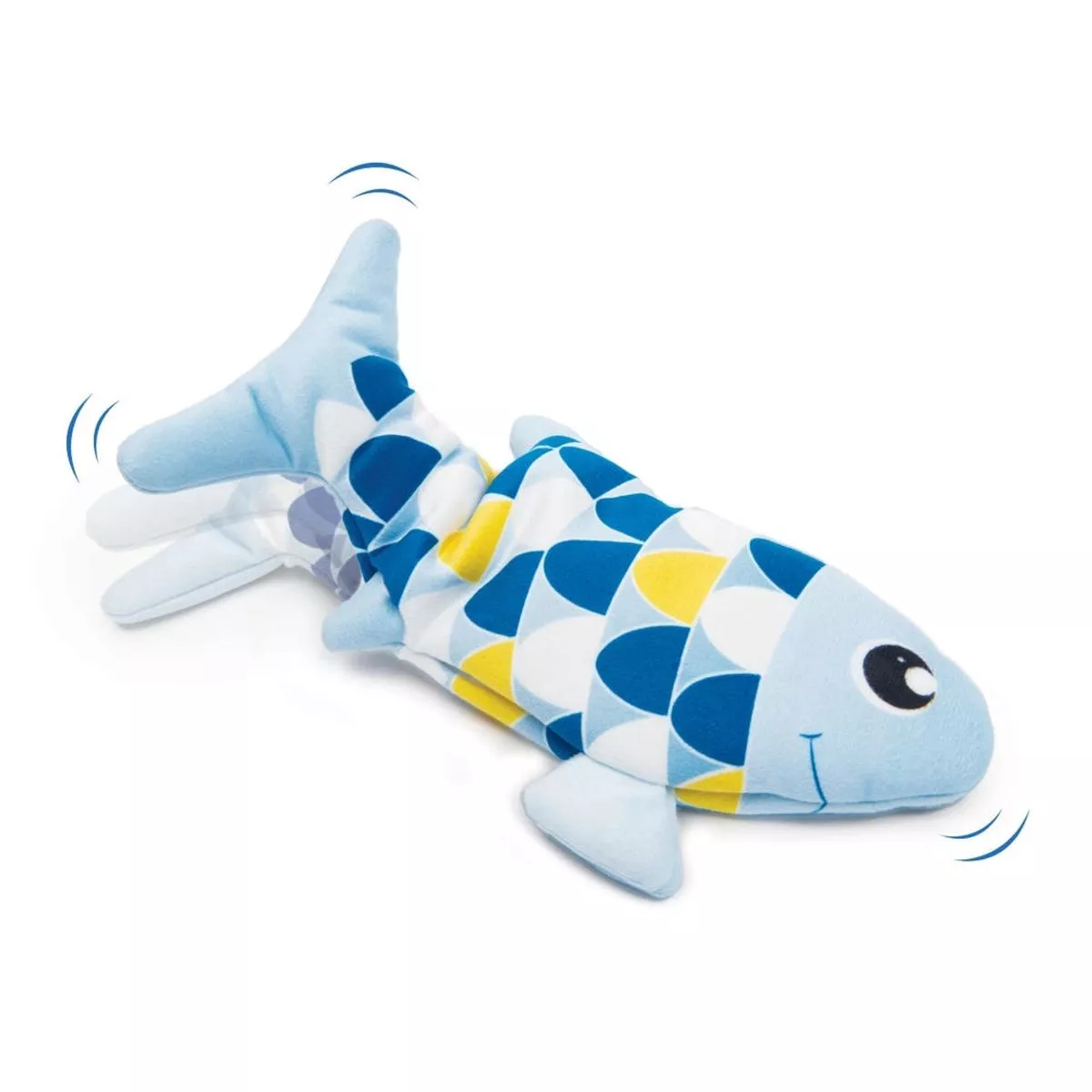 Catit Groovy Fish Interactive Cat Toy, Blue