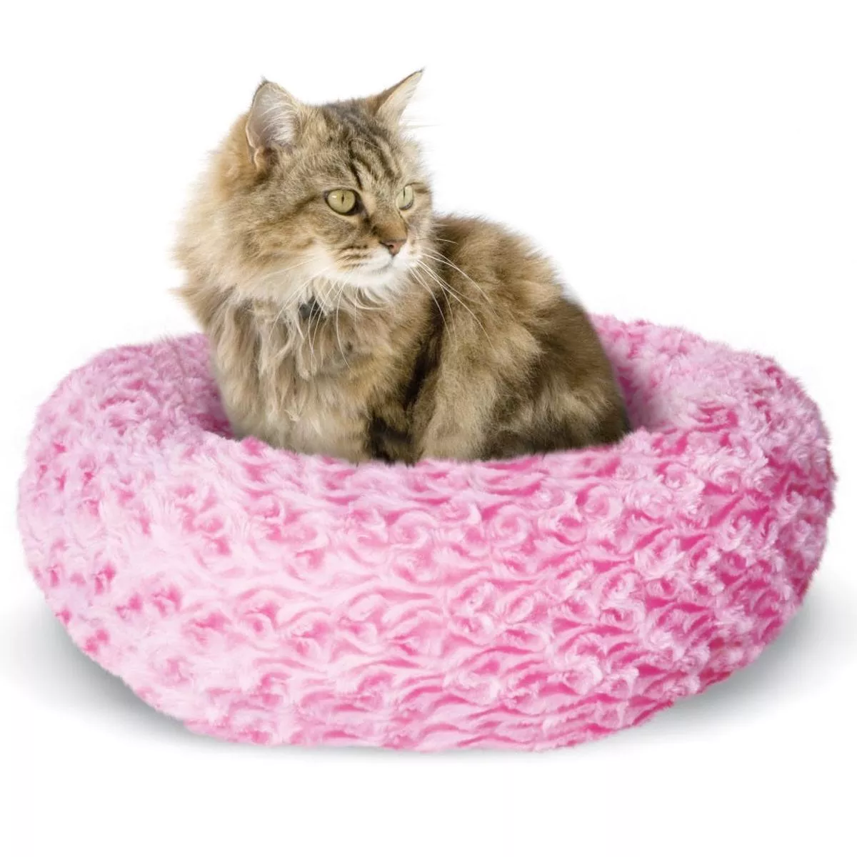 Catit Rosebud Donut Pet Bed, Pink