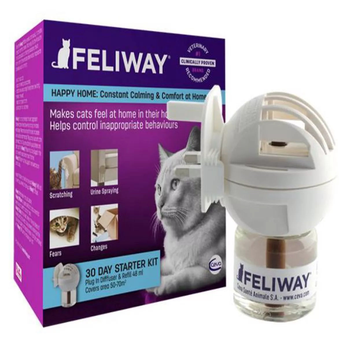 Ceva Feliway Diffuser Starter Pack 48ml