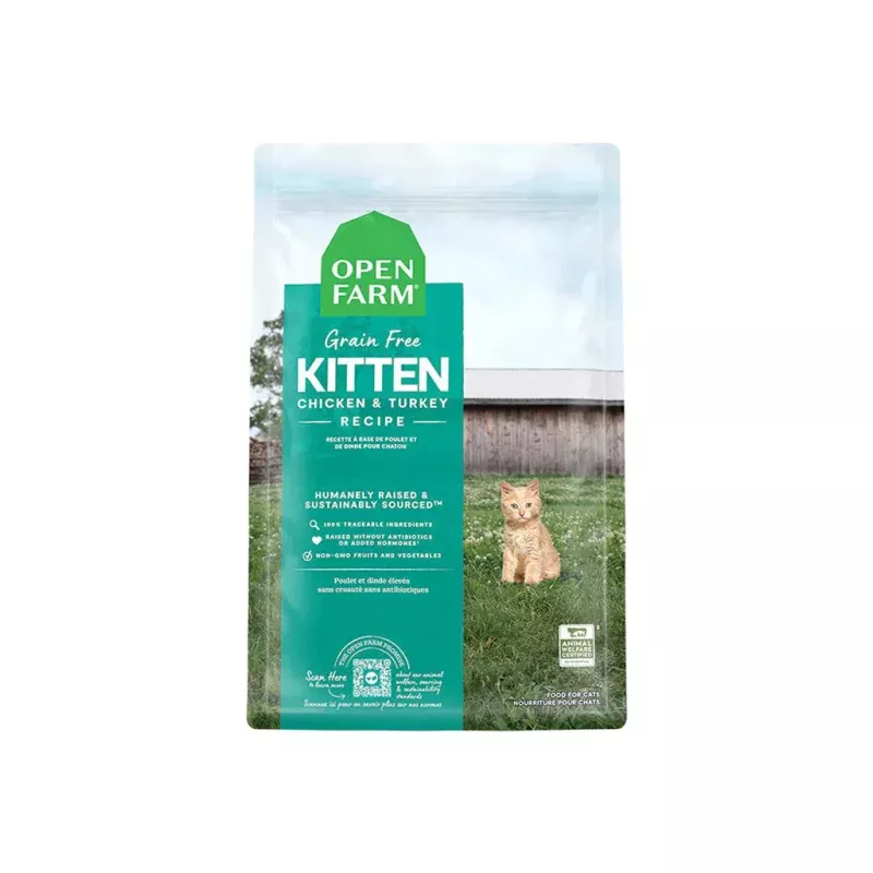 *Chicken & Turkey Grain-Free Kitten Kibble