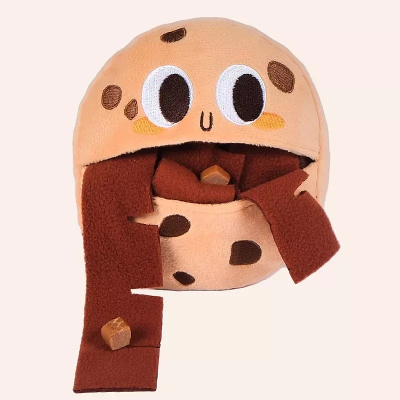 Chocolate Chip Cookie Interactive Snuffle Toy