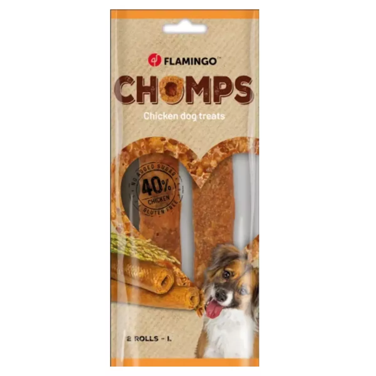 CHOMPS CHICKEN ROLL L 2PCS 90G