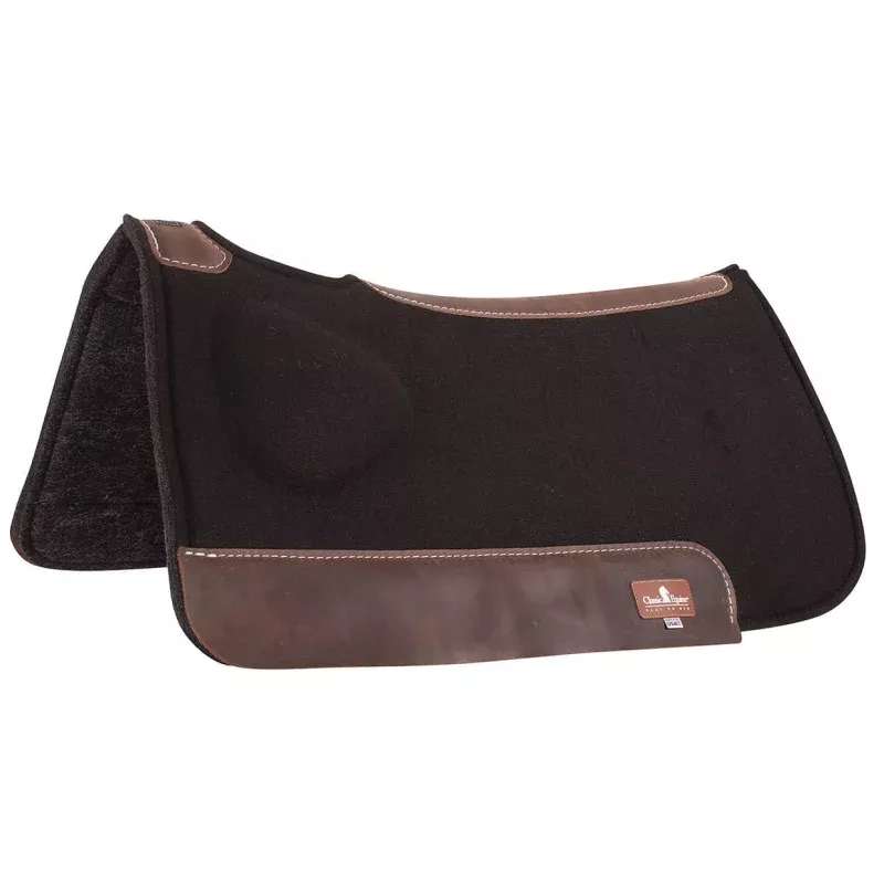 Classic Equine BioFit Correction Felt Saddle Pad Black