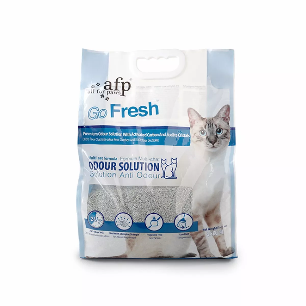Clumping Cat litter Activated Carbon 4.5 kg