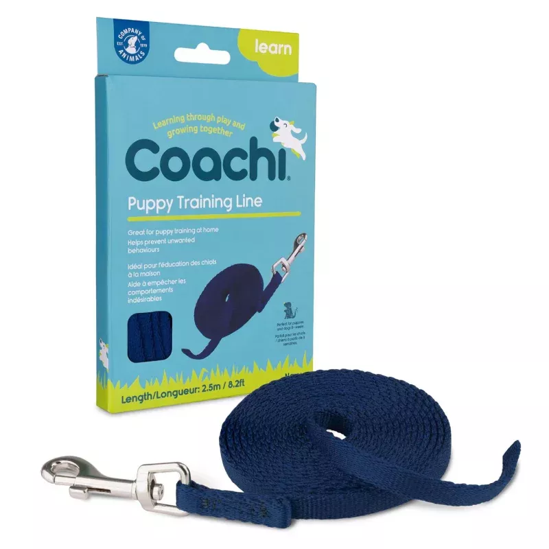Coachi Puppy Training Line, Navy, 2.5m Navy