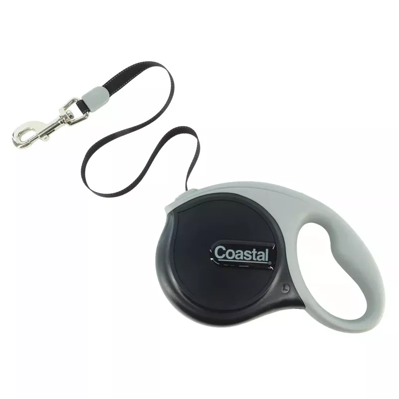 Coastal Power Walker Retractable Leash BLACK