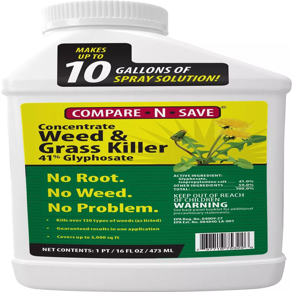 Compare-N-Save 41% Glyphosate Concentrate – 1 PT