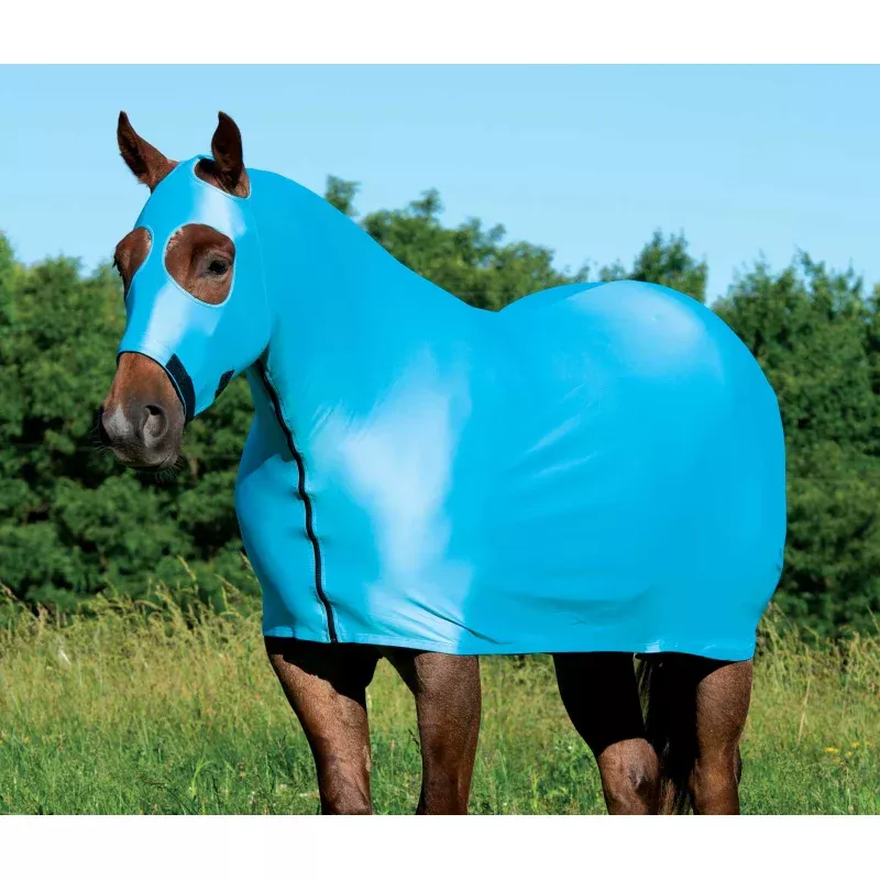 Coolcore Lycra Cooling Sheet for Horses with UV Protection Graphite