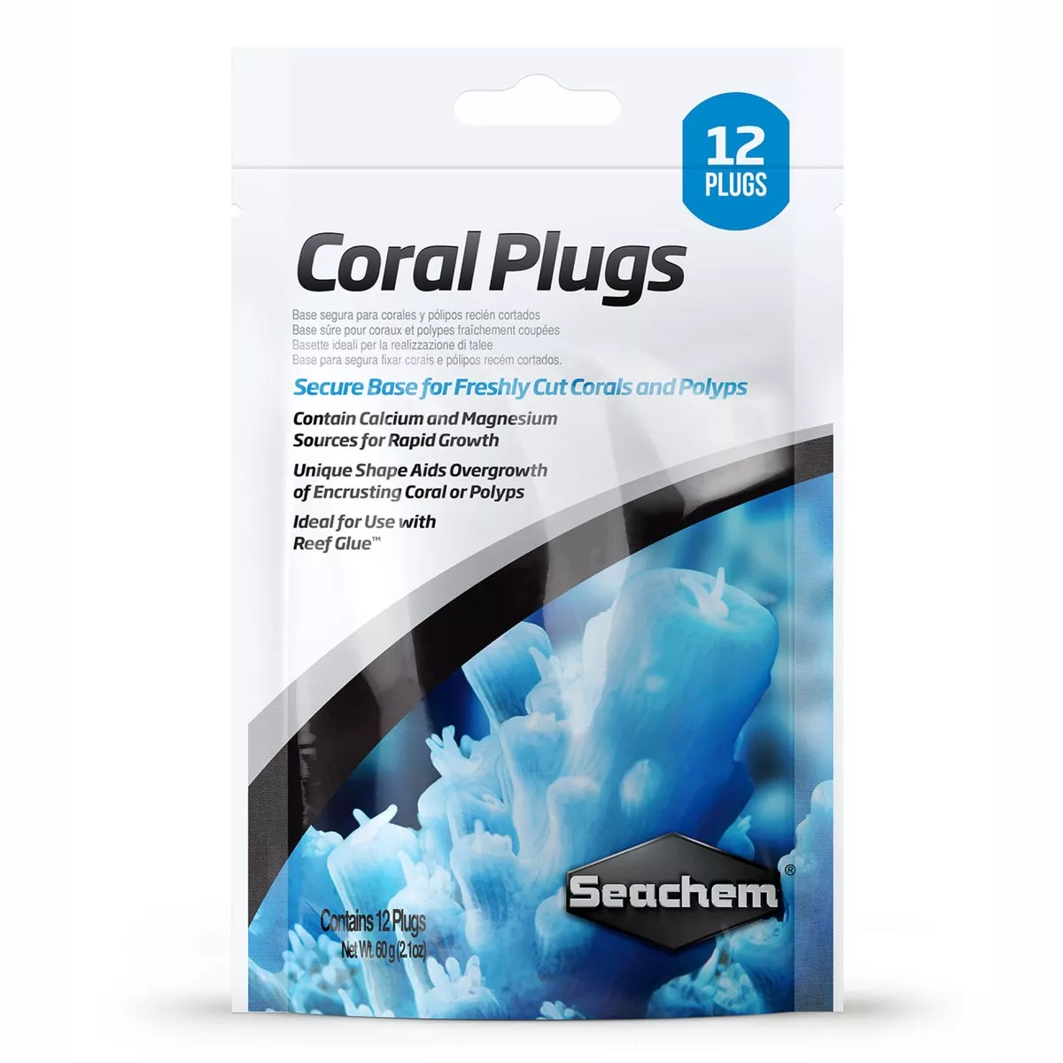 Coral Plugs 12 / pk