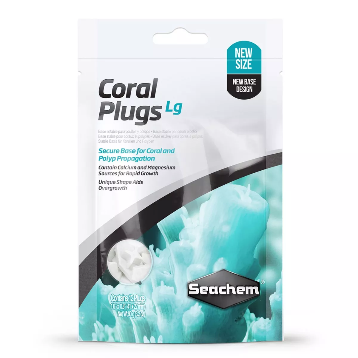 Coral Plugs Large 12 / pk