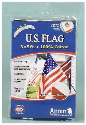 Cotton Replacement Flag, Stars & Stripes, 3′ X 5′
