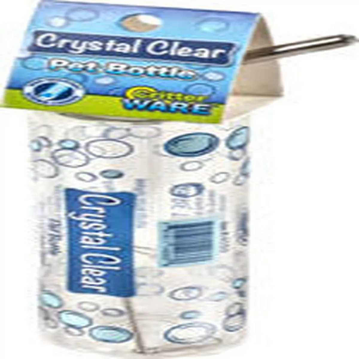 Crystal Clear Plastic Pet Bottle – 8 OZ