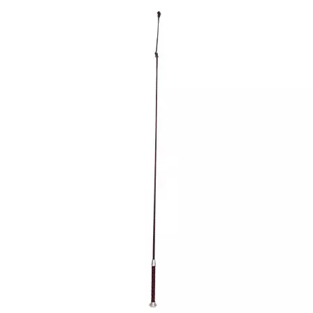 CRYSTAL HANDLE PIG WHIP- RED CRYSTAL