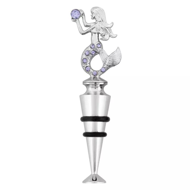 Crystal Mermaid Wine Bottle Stopper