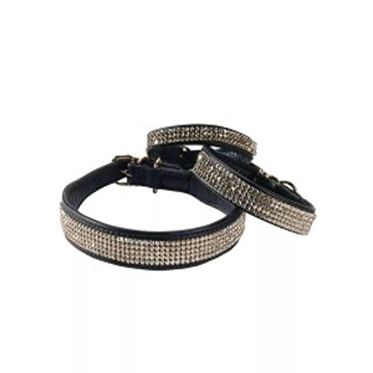 Crystal Princesse Collar Black / 40 cm