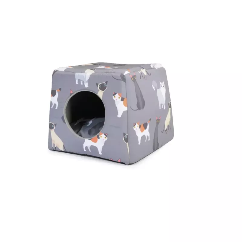 Cubic bed, Foldable, dual use, 41x41x34 cm