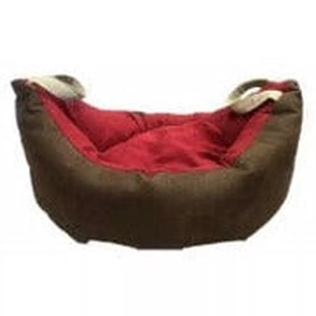 cuccia barca "Milano" marrone-rosso c