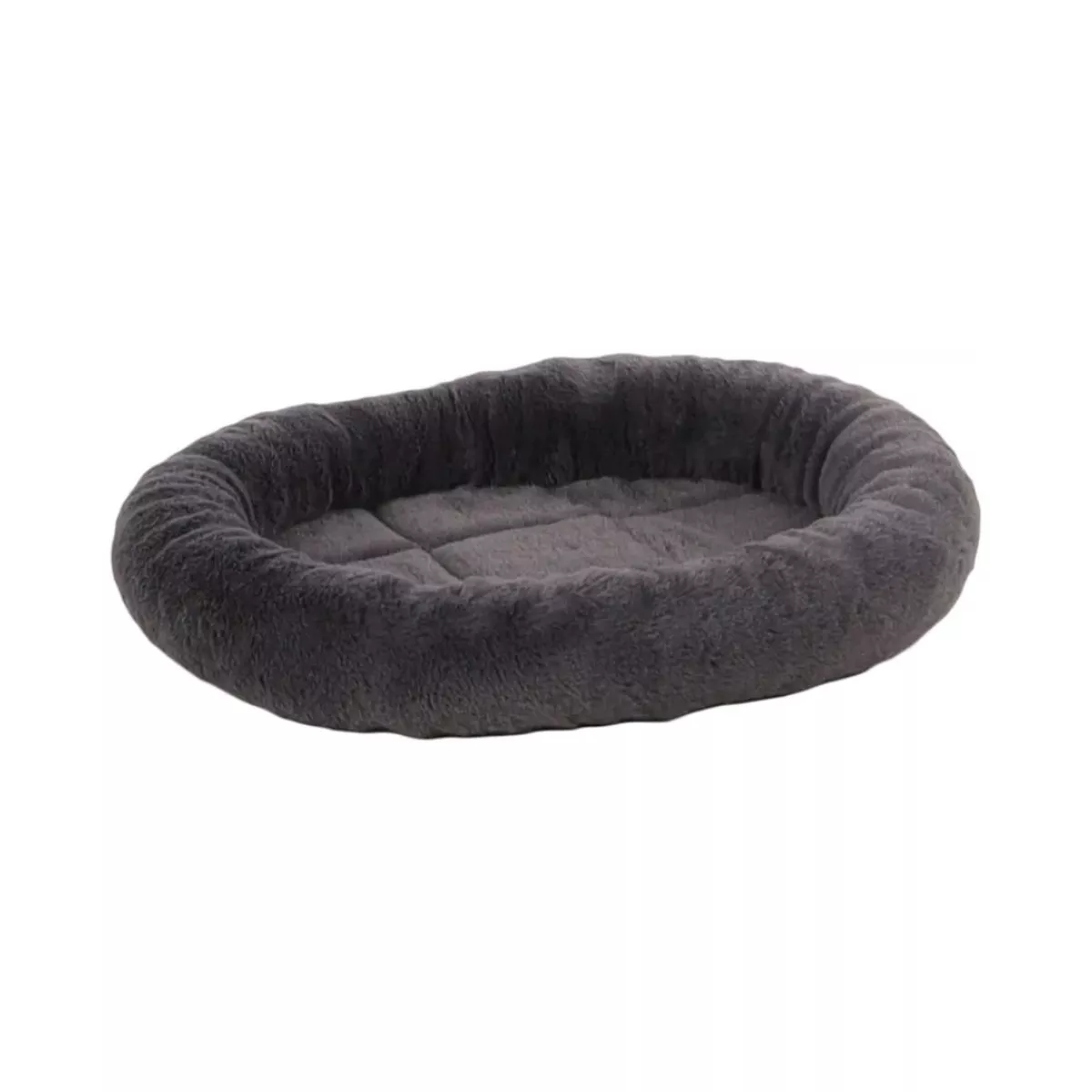 CUSHION ISAURA OVAL DARK GREY