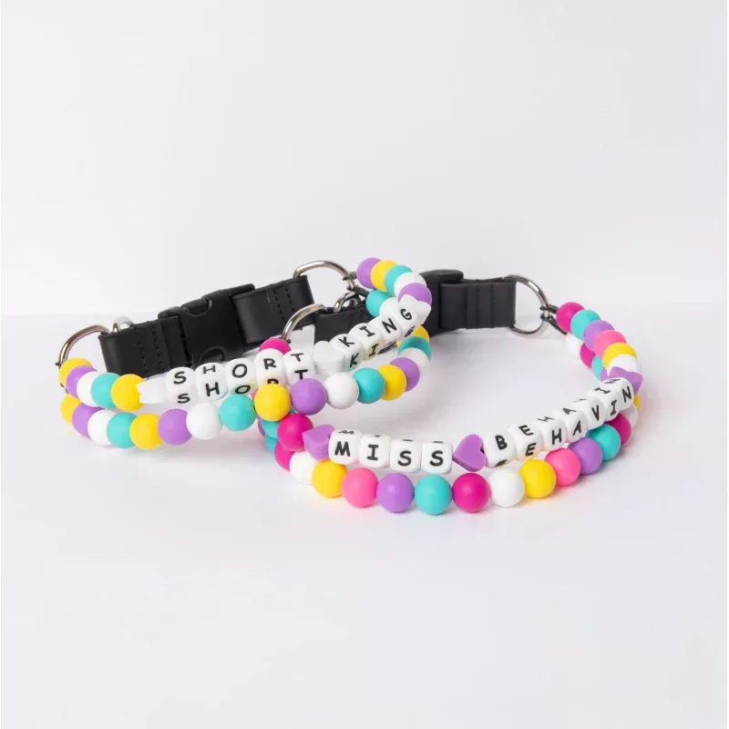 Custom Friendship Bracelet Dog Collar