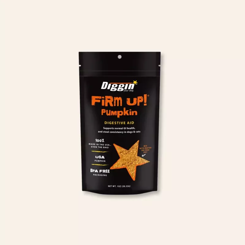 Diggin FIRM UP! Pumpkin Digestive Aid Supplement
