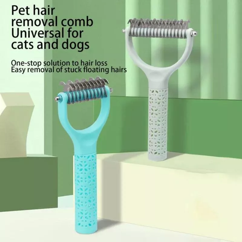 Dog And Cat Split Knot Comb Large Random