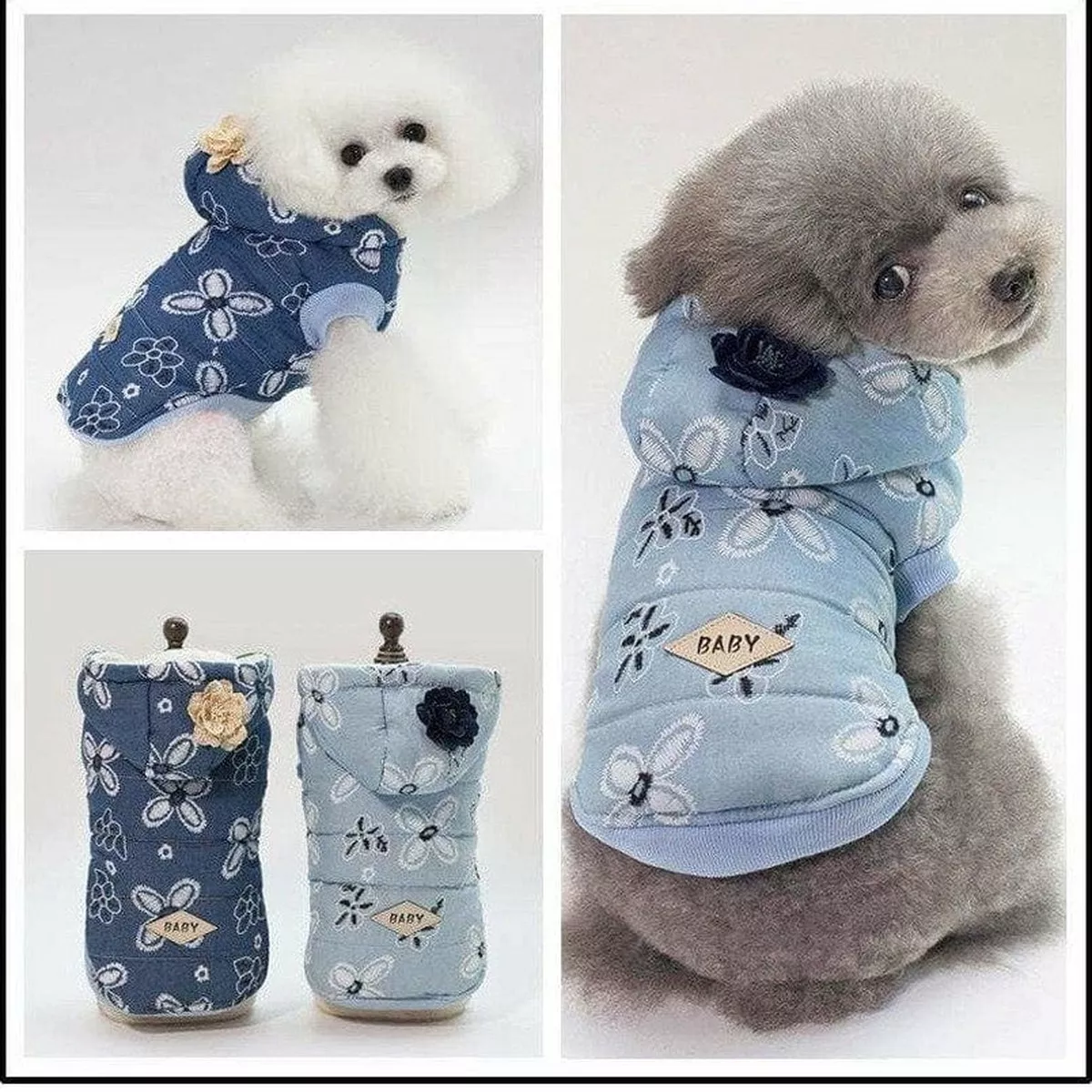 dog clothes Light blue M YP-201807051