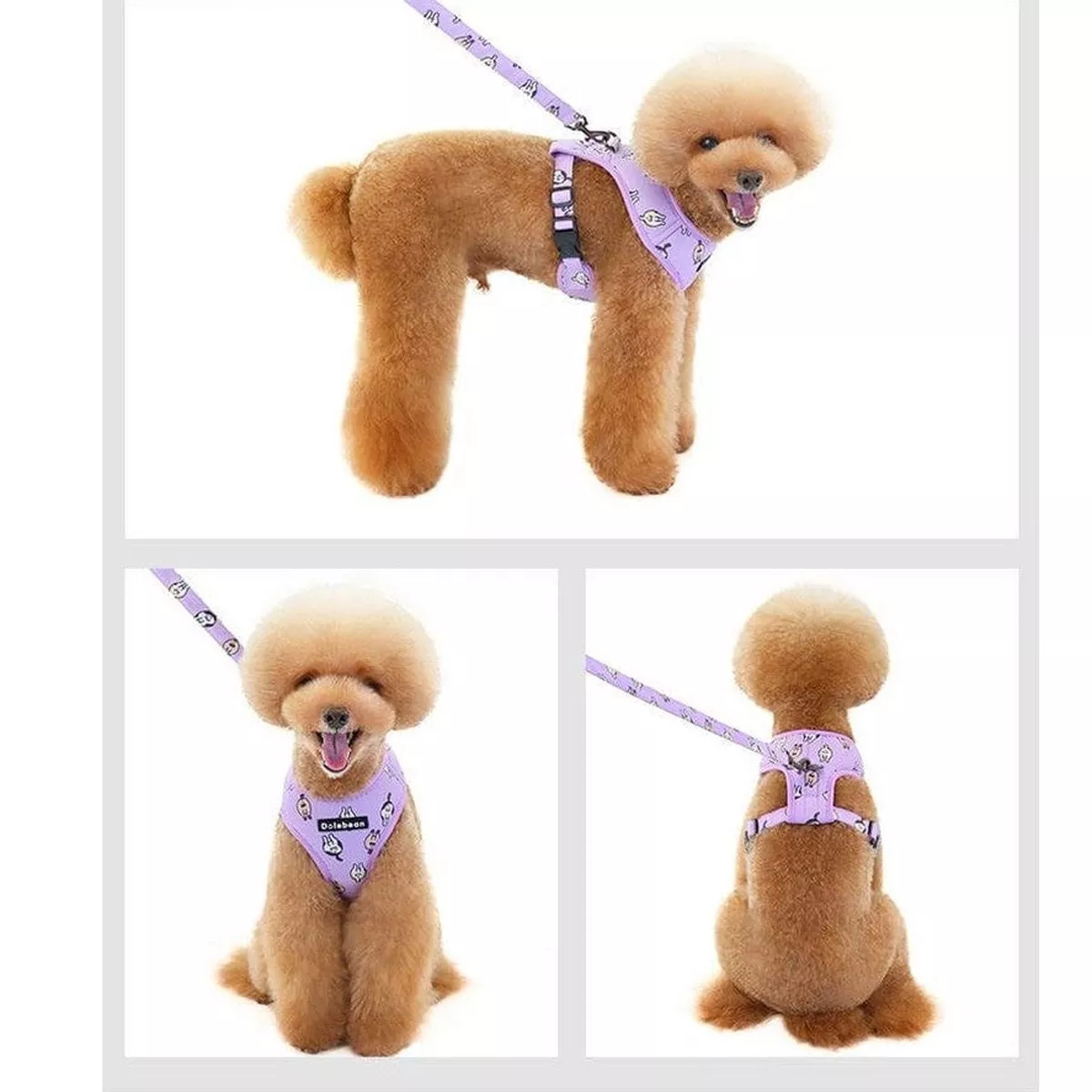 Dog Harness Purple Large
