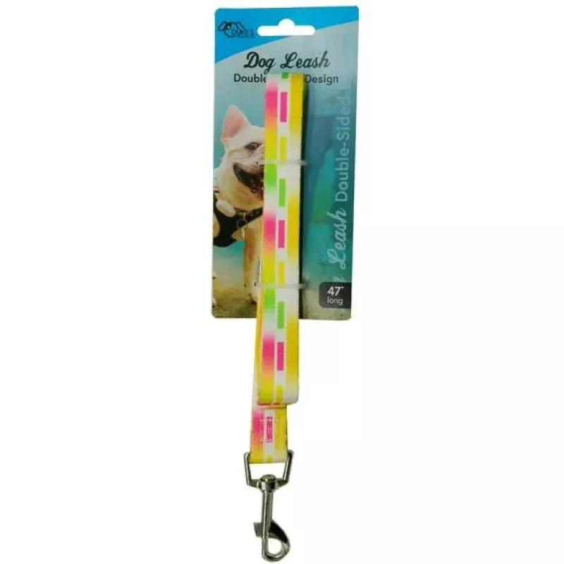 Dog Leash Double-Sided Design Print, Assorted Patterns, 47" Assorted