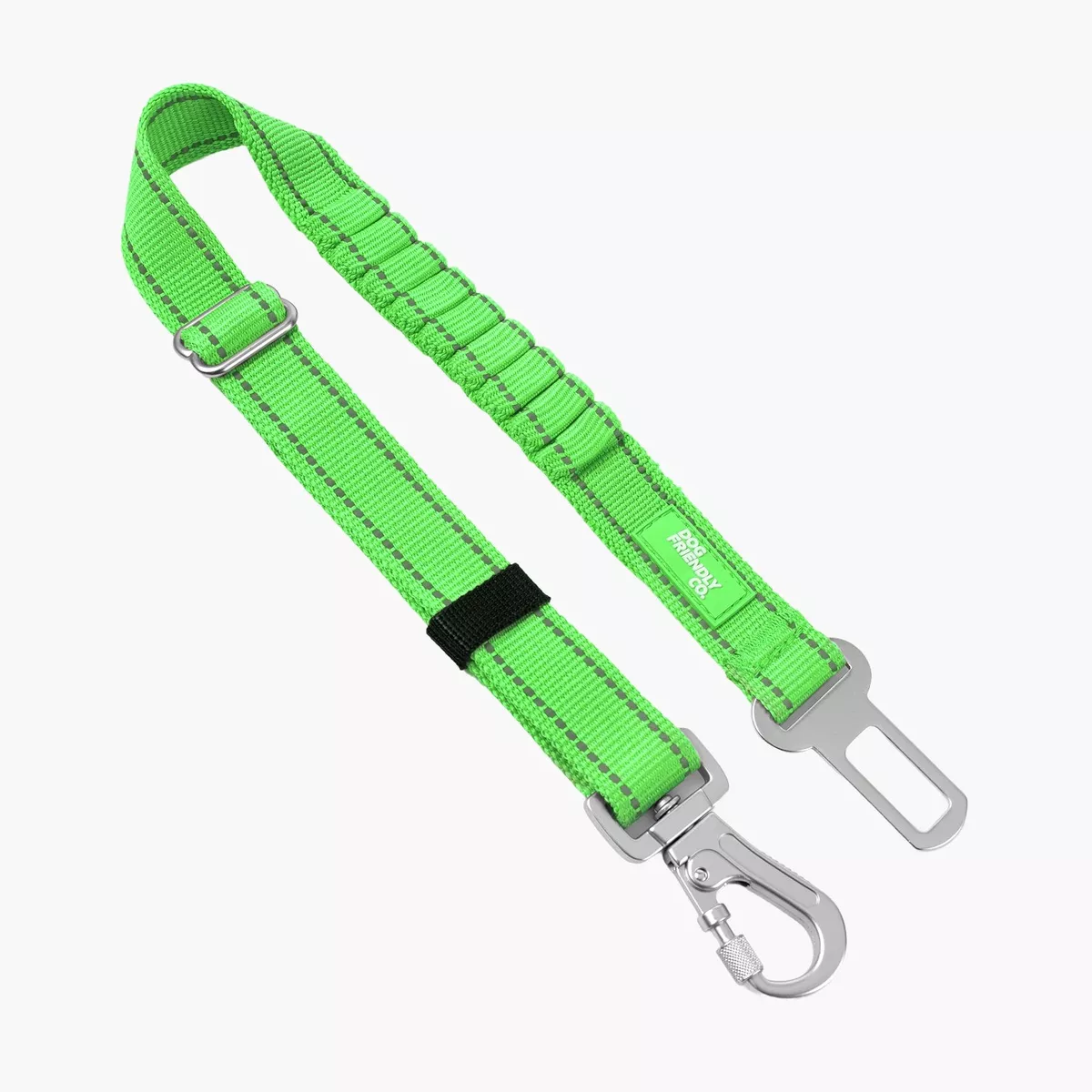 Dog Seat Belt – Neon Green