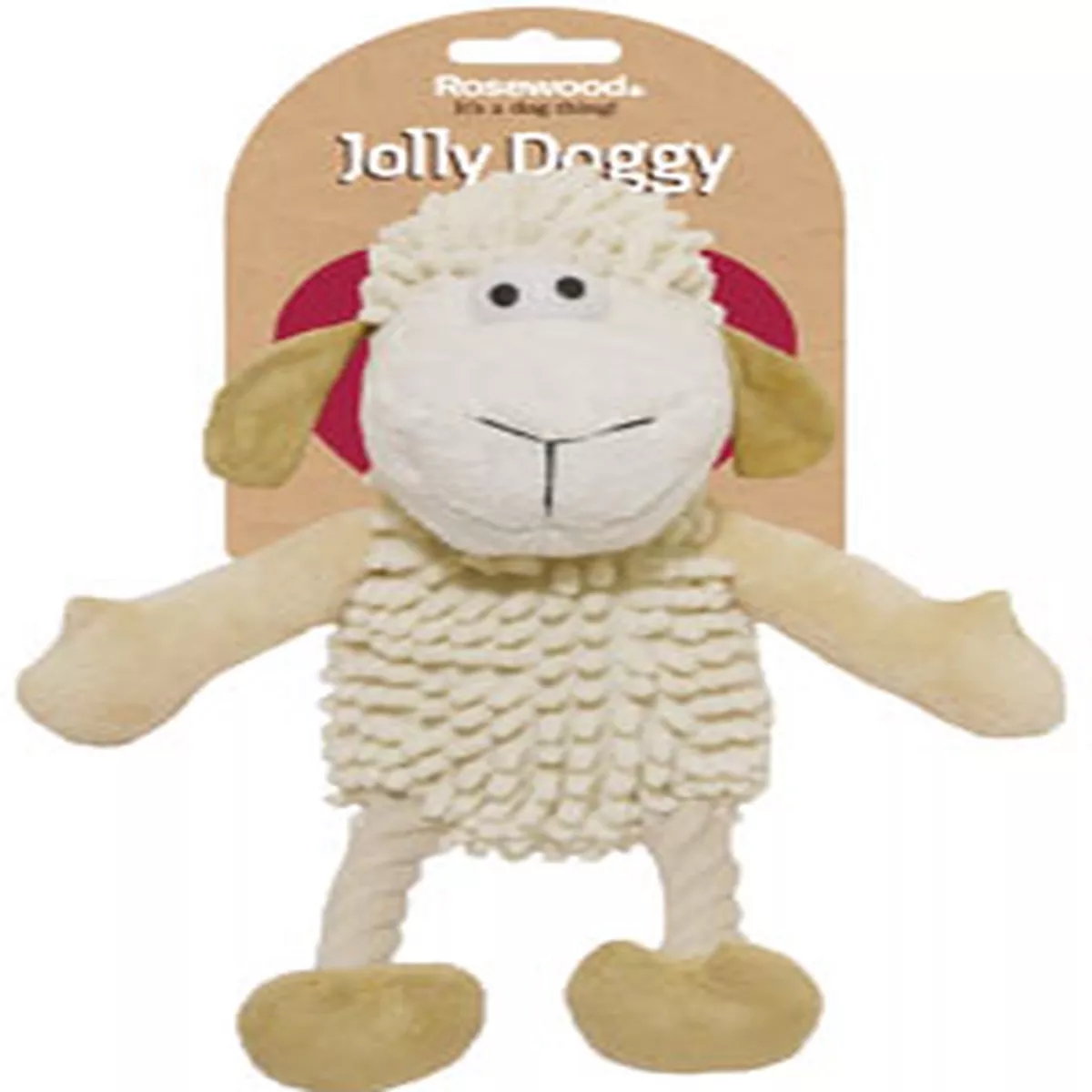 DOG TOY FARMYARD SHEEP