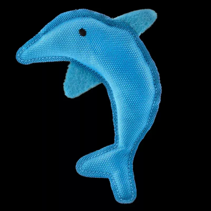 Dolphin Catnip Recycled Toy
