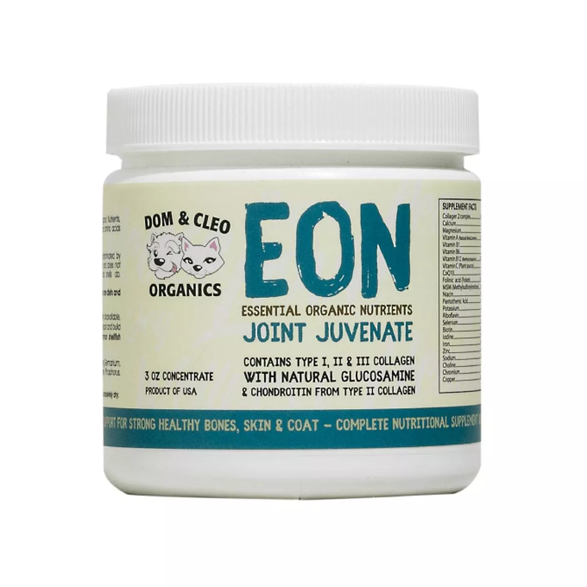 Dom & Cleo Organics EON Joint Juvenate Supplement