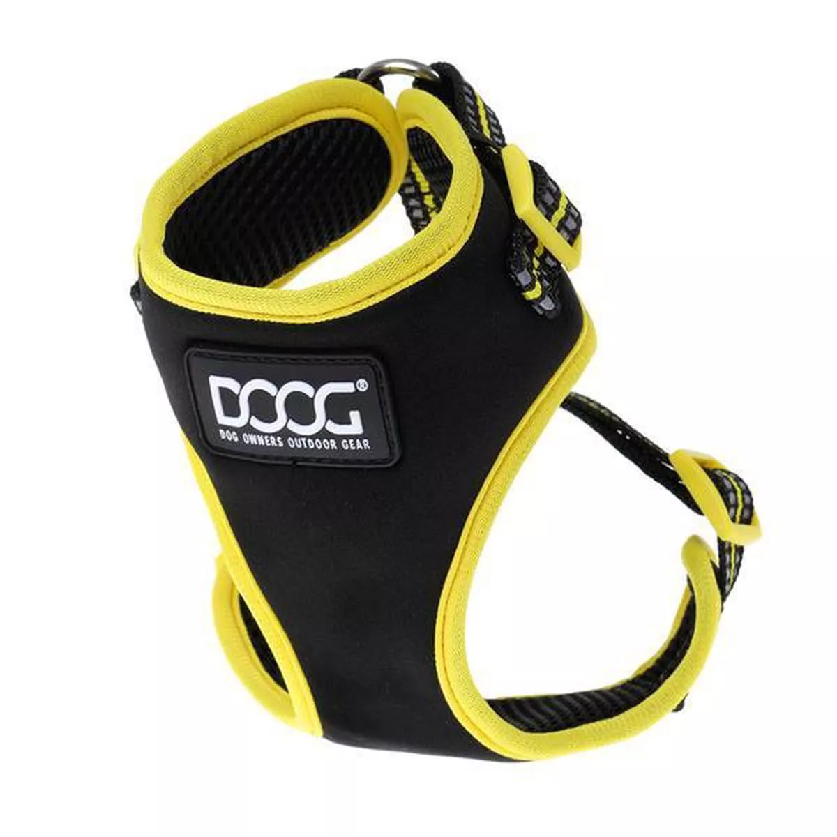 DOOG NeoFlex Soft Dog Harness, Neon Bolt