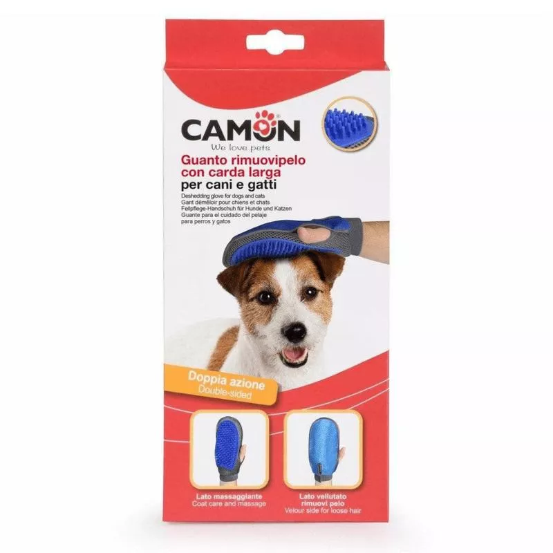Double-sided glove for coat care