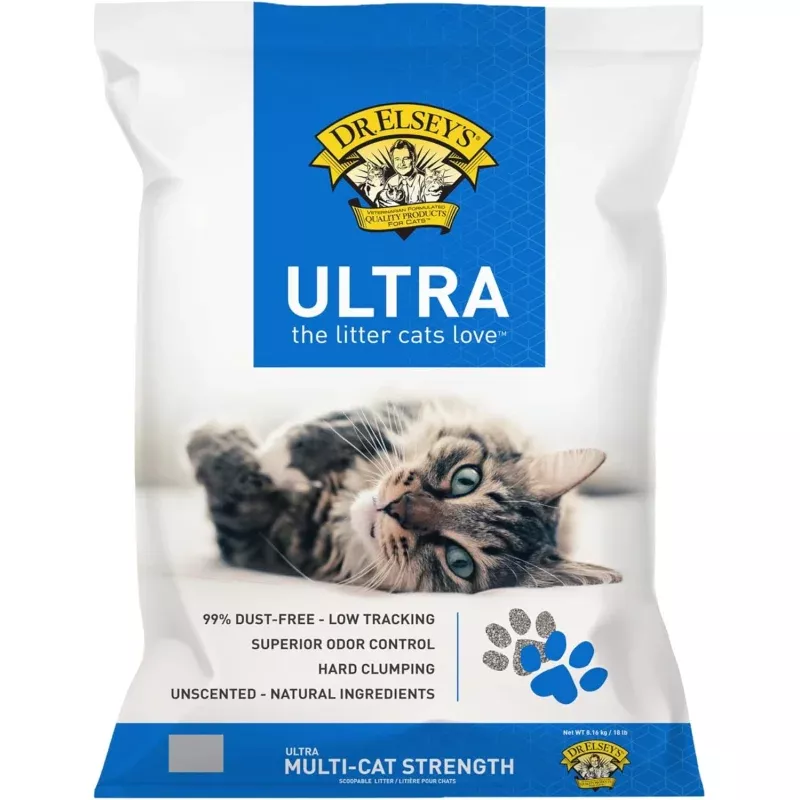 Dr Elsey's Ultra Cat Litter 18lb