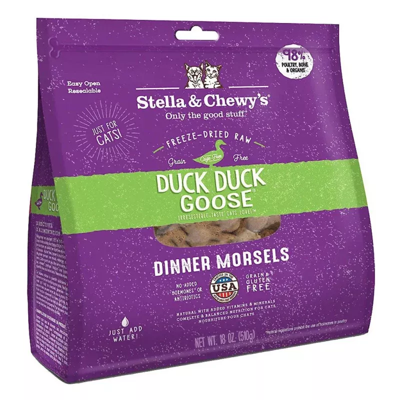 *Duck Duck Goose Freeze-dried Dinner Morsels for Cats