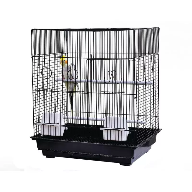 A and E Cages Flat Top Bird Cage in Retail Box