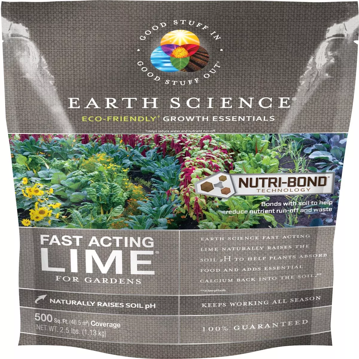 Earth Science Fast Acting Lime – 2.5 LB