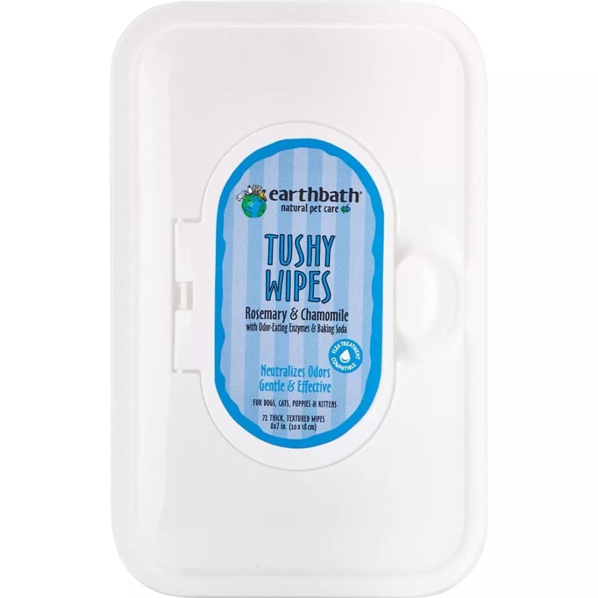 Earthbath Tushy Wipes – 72 COUNT
