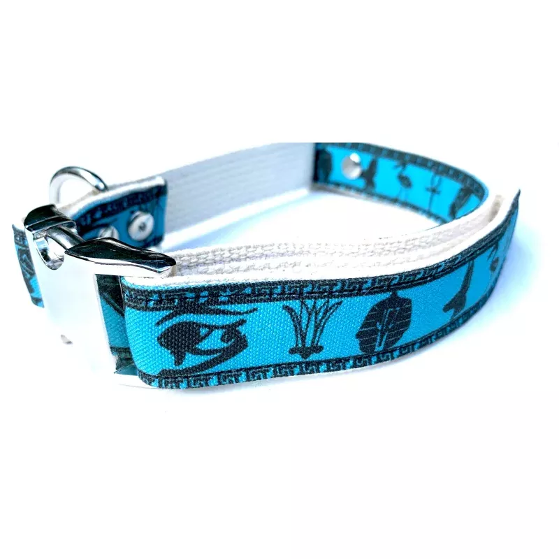 Egyptian Dog Collar {Seafoam}