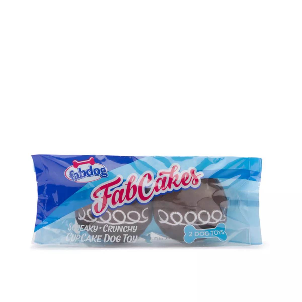 fabdog Chocolate Fabcake Dog Toy