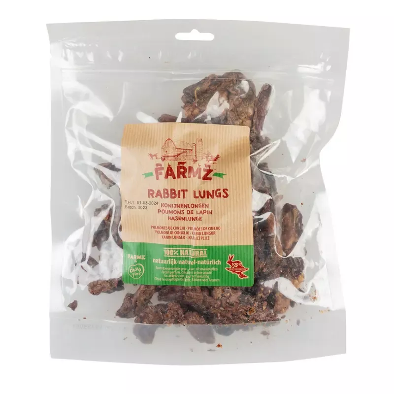 Farmz rabbit lung 100g
