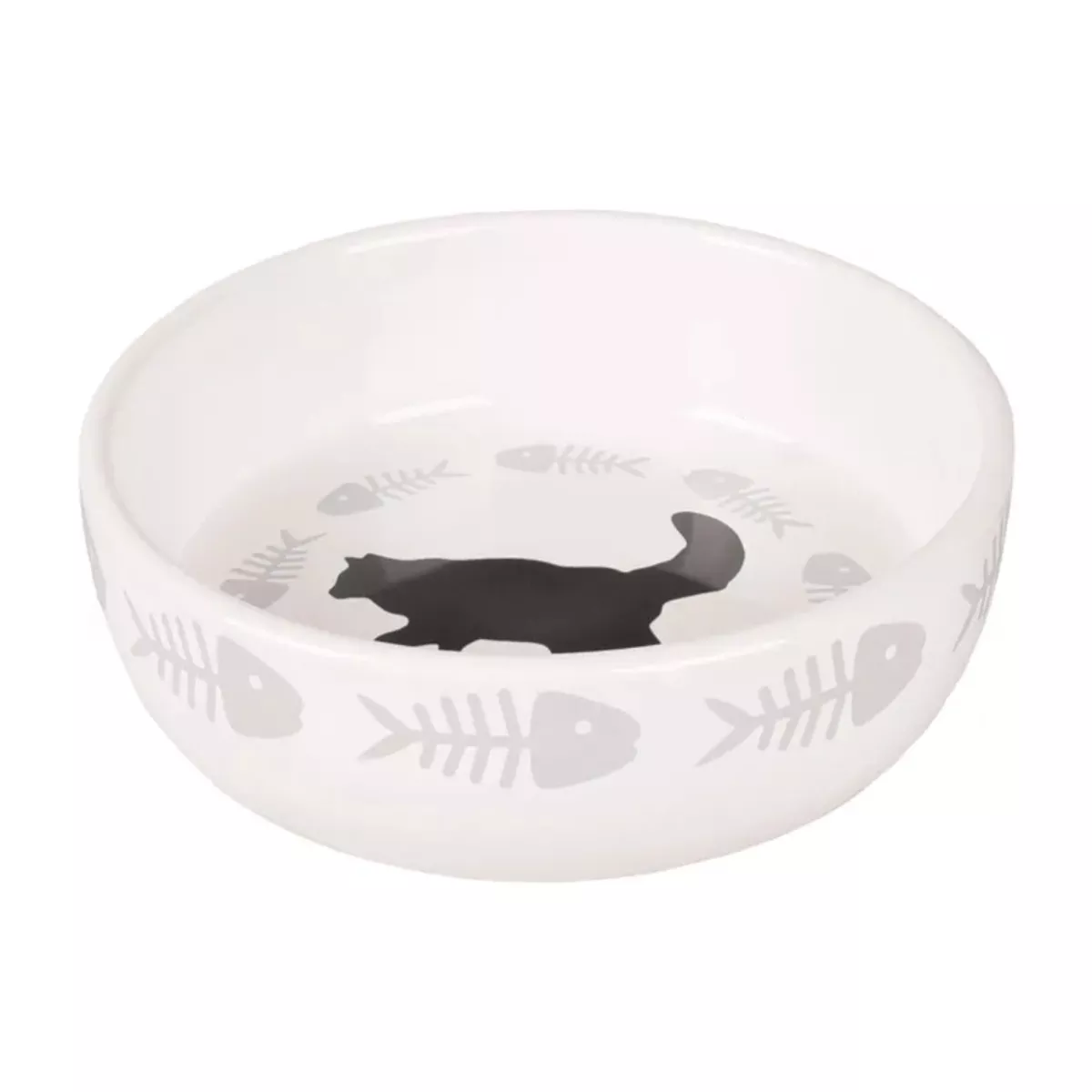 FEEDING BOWL CATS WHITE 13.5CM 300ML