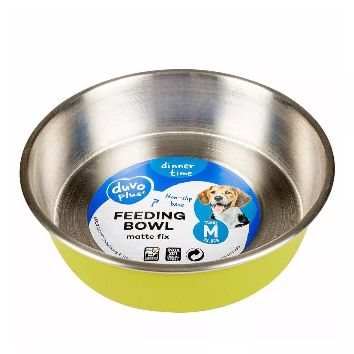 FEEDING BOWL MATTE FIX 20,3cm green