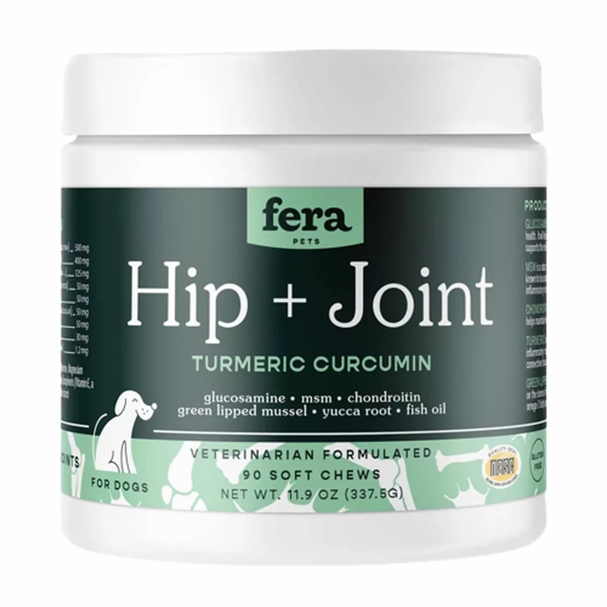 Fera Pet Organics – Hip + Joint Support for Dogs